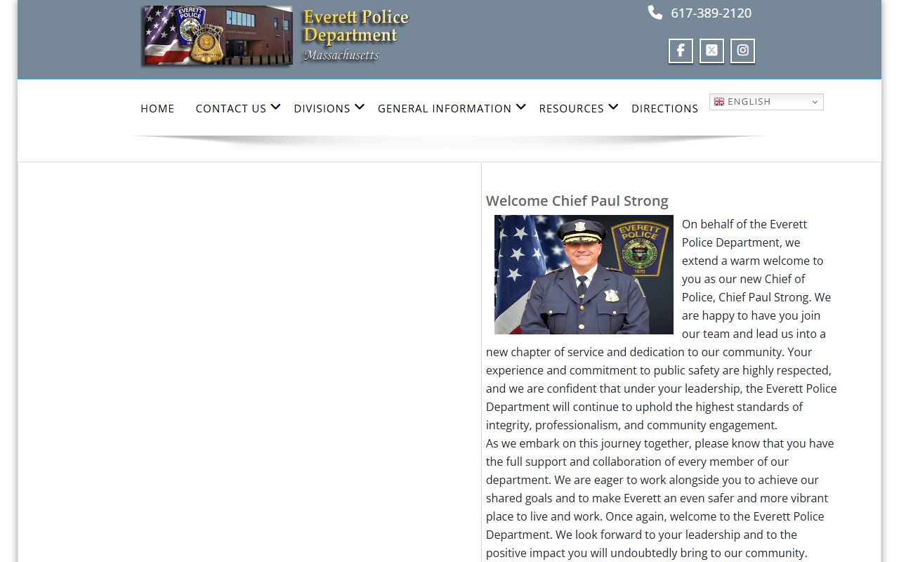 Everett Police Department website for recent bookings and arrest records