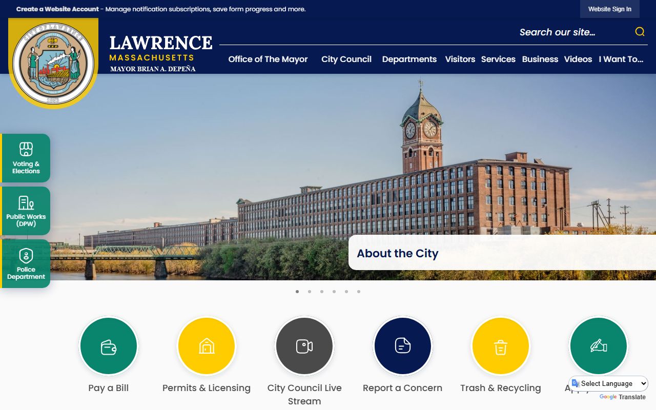 Lawrence city website for recent bookings and arrest records